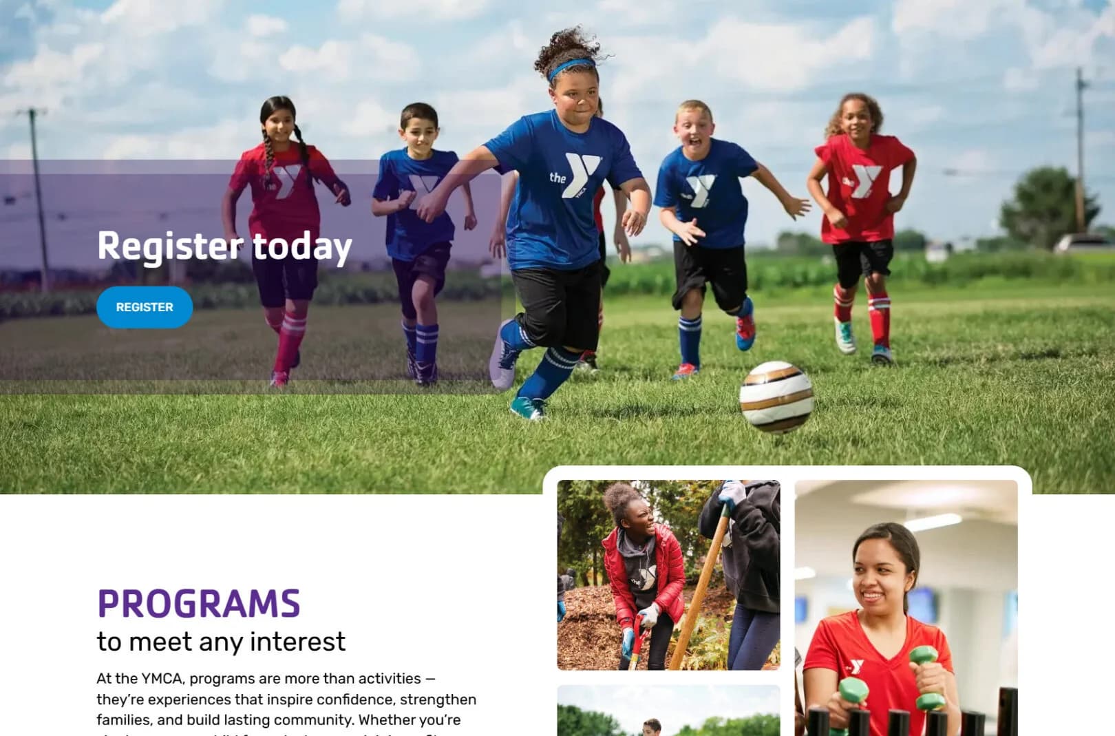 Program Registration Campaign Landing Page